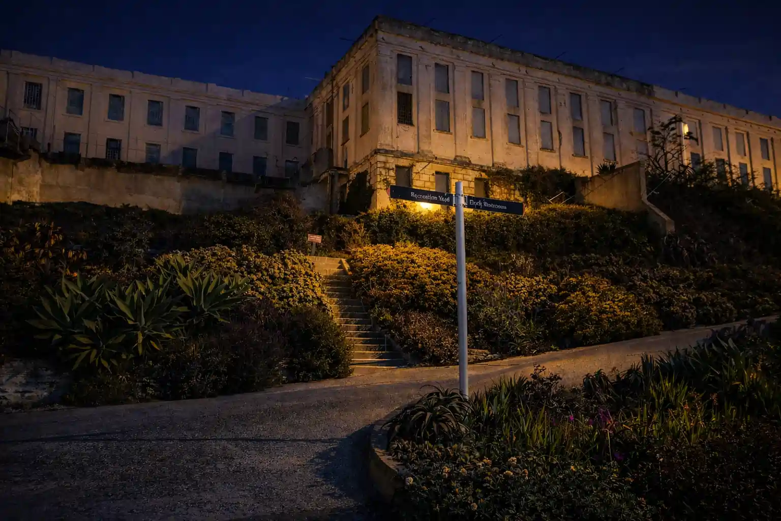 experience alcatraz at night