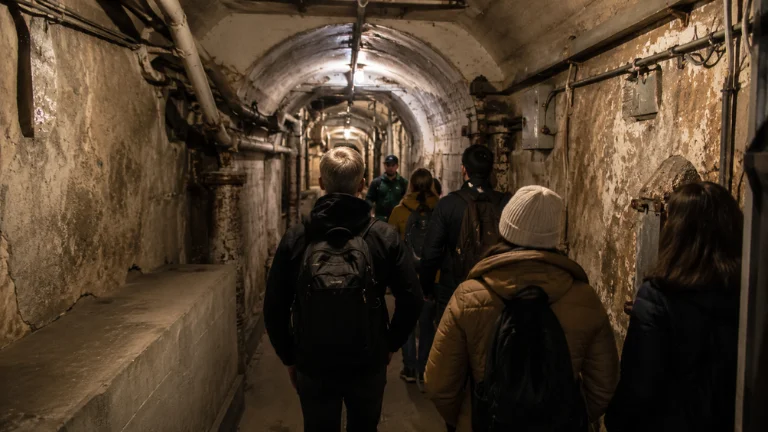 utility corridors and service tunnels